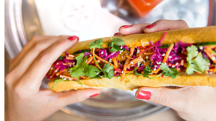 miso sweet potato bahn mi