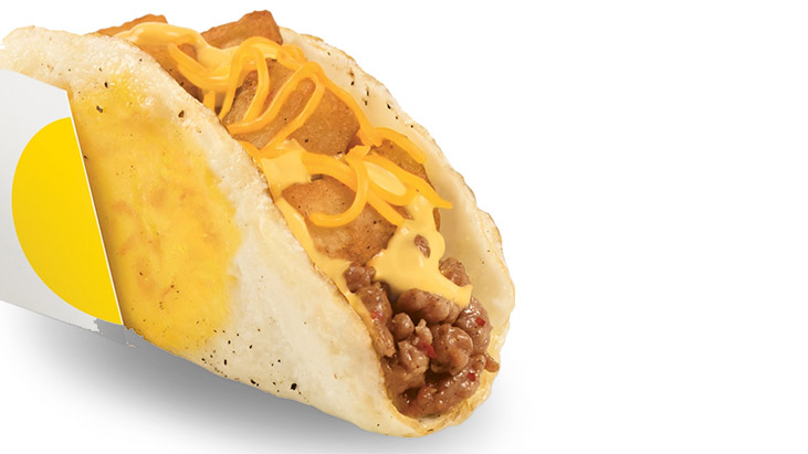 taco bell naked breakfast taco