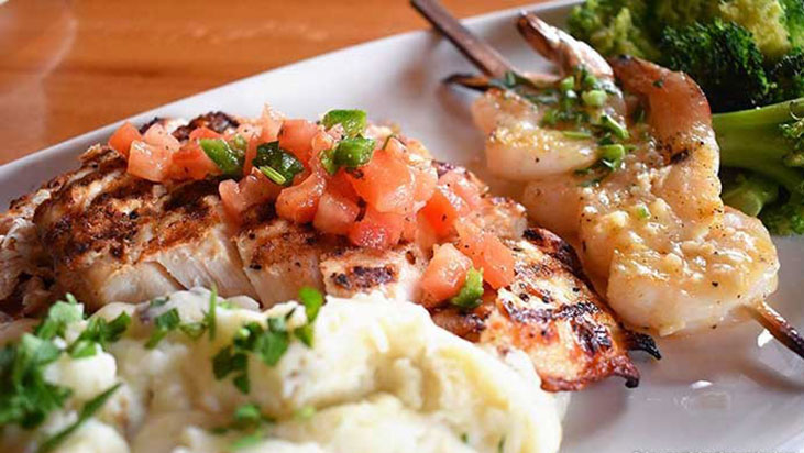 applebees chicken shrimp