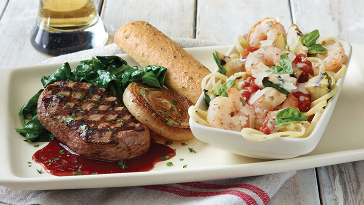 applebees take two sweet onion shrimp scampi
