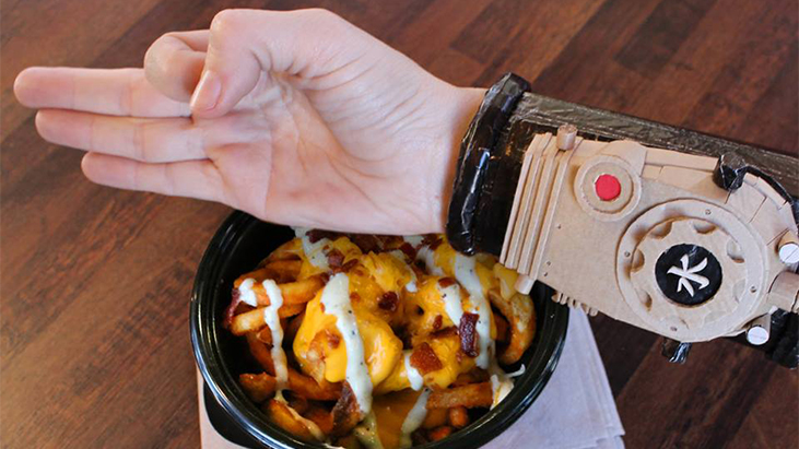 arbys bionic arm fries