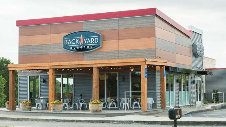 back yard burgers exterior