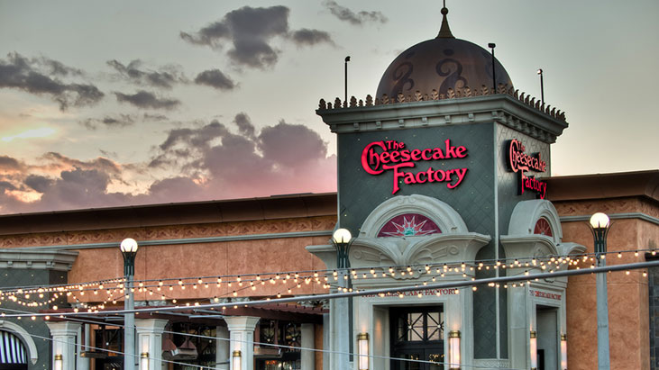 cheesecake factory exterior