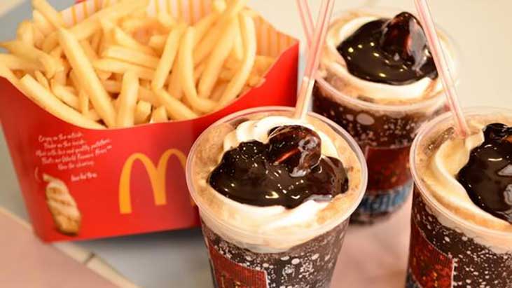 mcdonalds mcfloats fries
